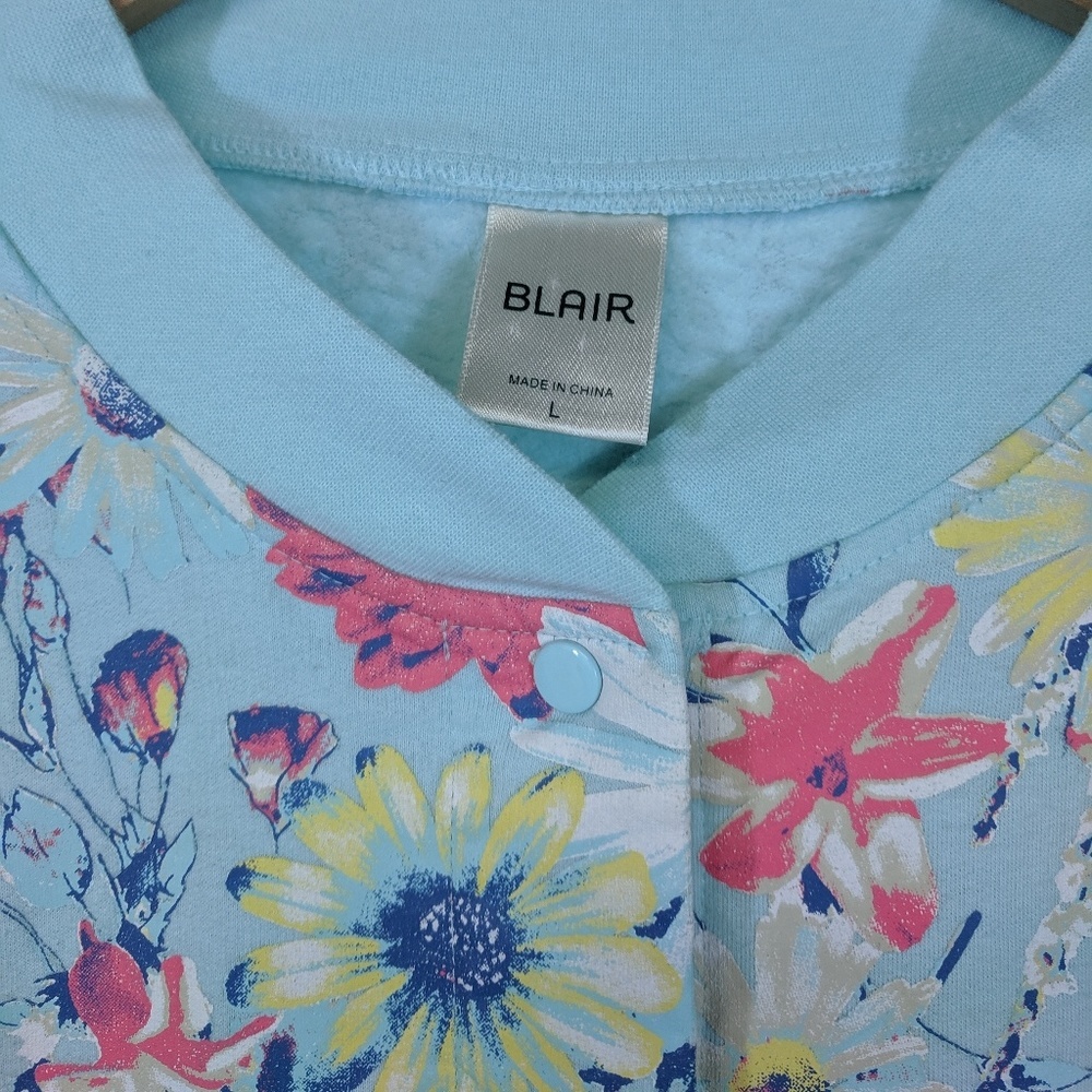 Vintage 90's Floral Fleece/Jacket - Picture 2 of 6